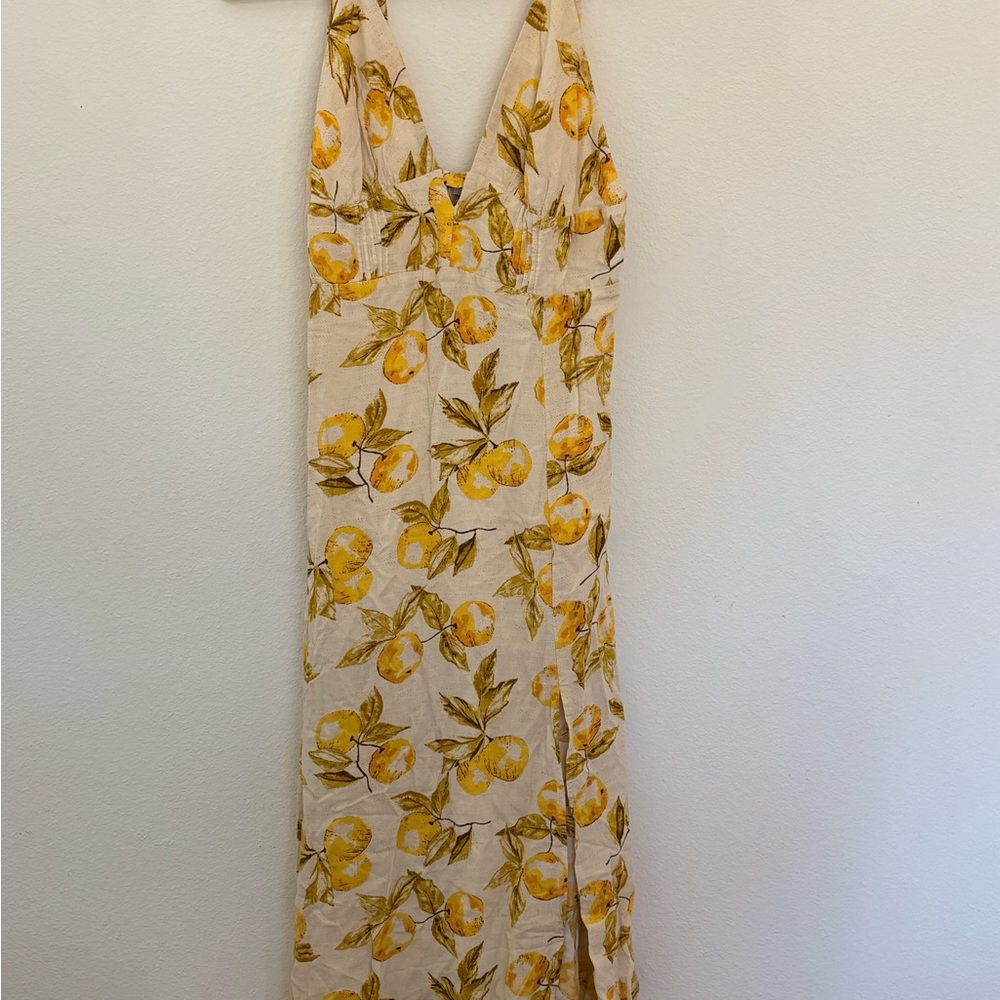 Urban Outfitters Yellow Floral Maxi Dress